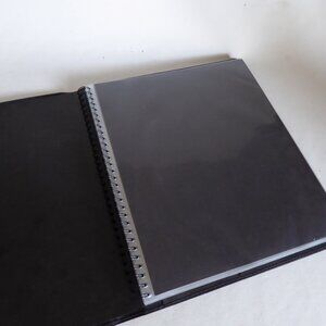 NEW PRAT PARIS PAMPA LEATHER PRESENTATION PORTFOLIO BOOK SHEET PROTECTOR CASE